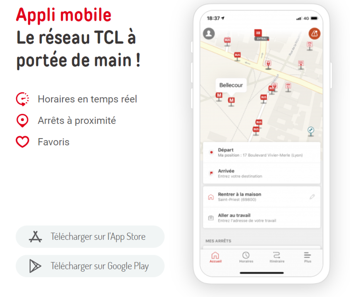 image faisant la promotion de l'aplli mobile TCL